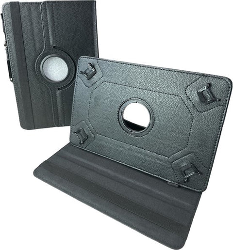 10 inch tablet Hoesjes - 360° draaibaar - Multi-stand standfunctie - Zwart