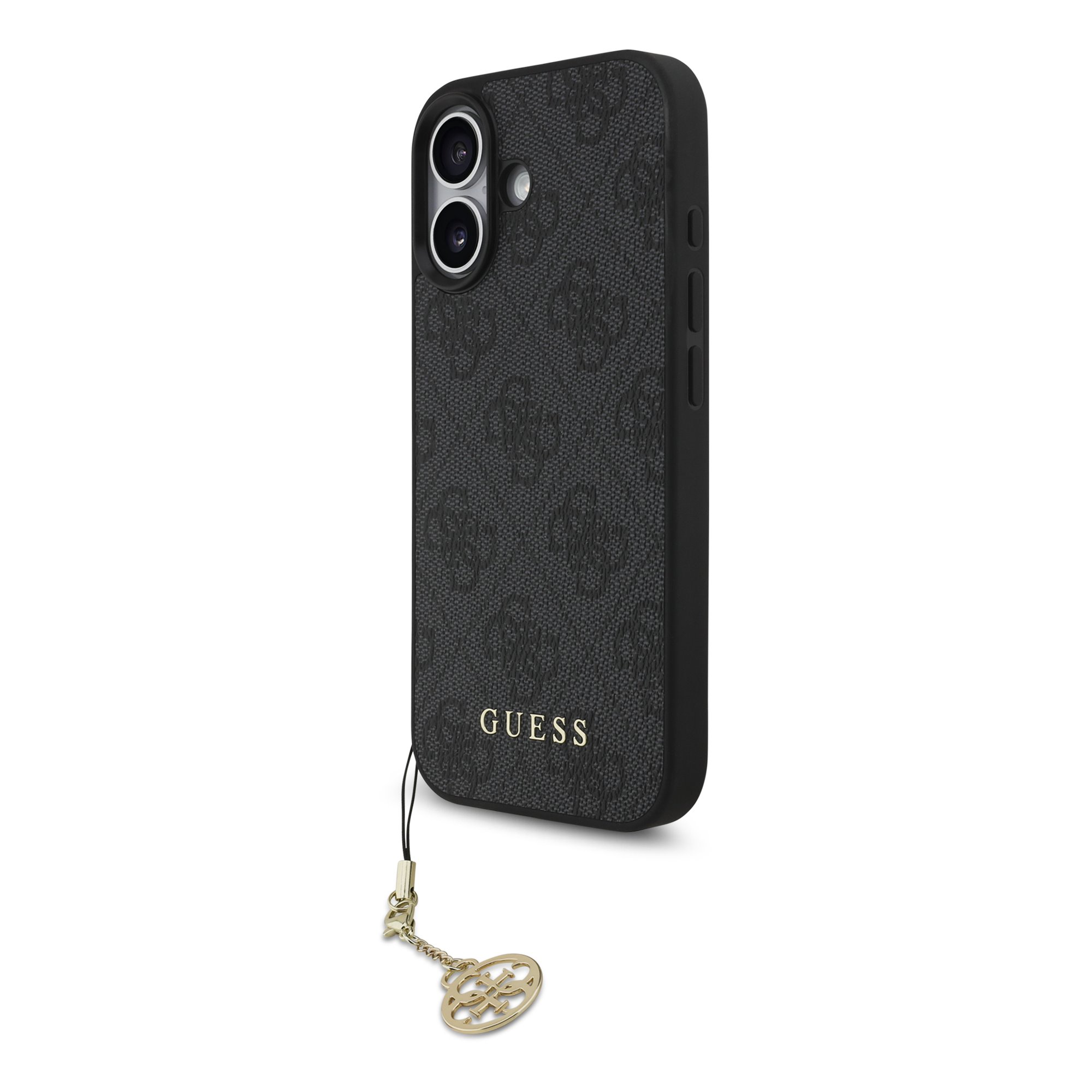 Guess 4G Charm MagSafe Hoesje iPhone 17 - Grijs