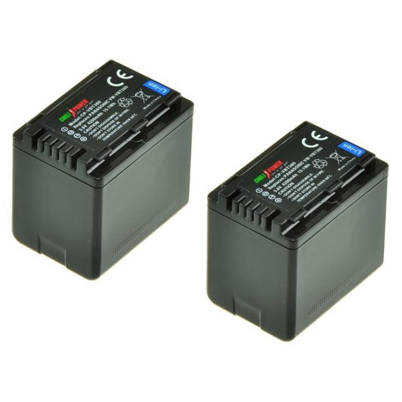 ChiliPower VW-VBT380 accu voor Panasonic - 4200mAh - 2-Pack