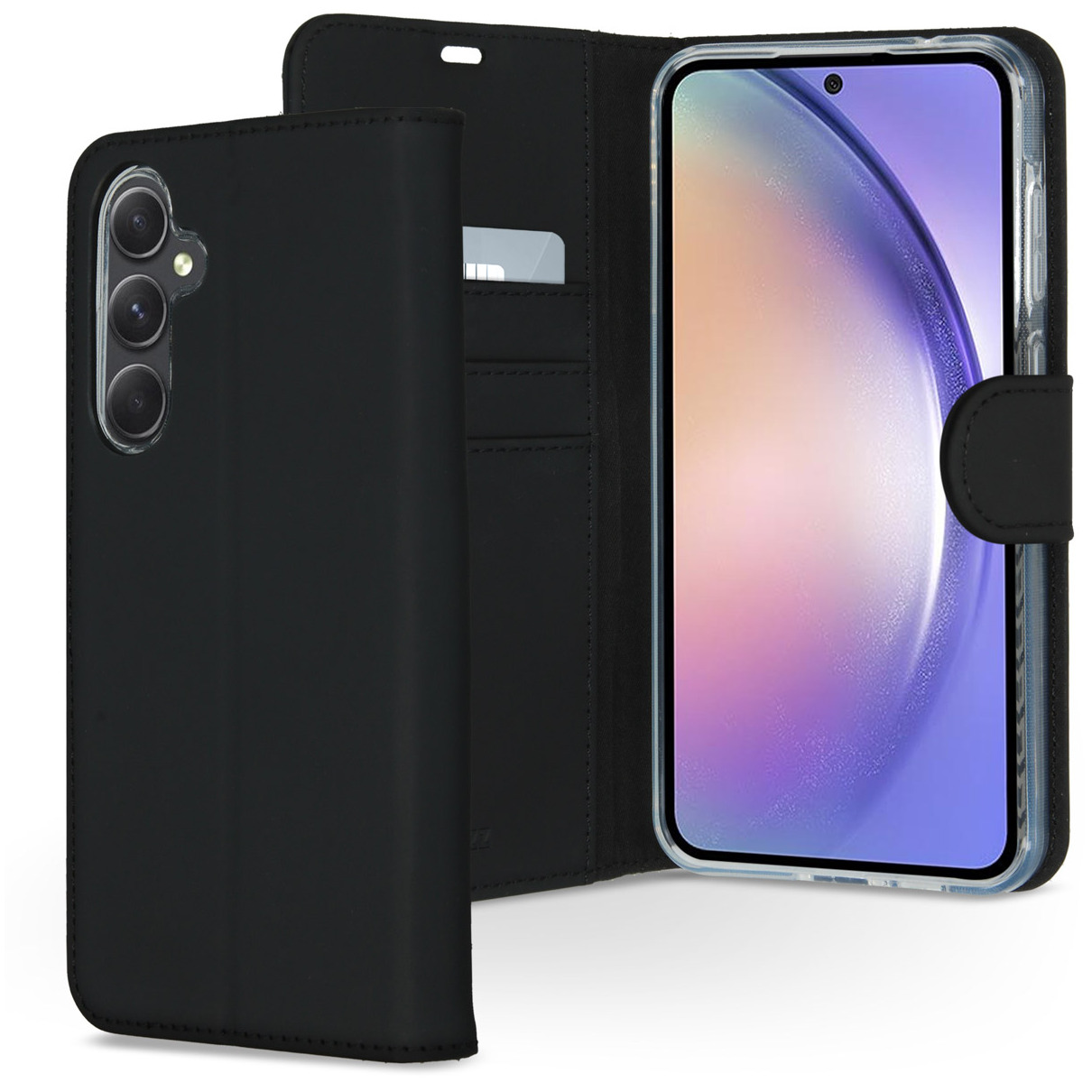 Accezz Wallet Softcase Bookcase Samsung Galaxy A55 Telefoonhoesje Zwart