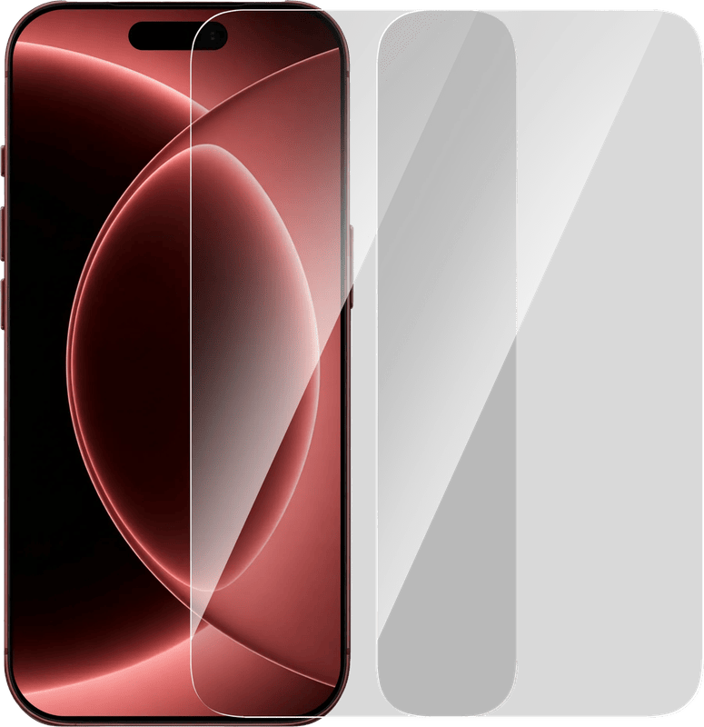 BlueBuilt iPhone 18 Pro Max Screenprotector Glas Duo Pack