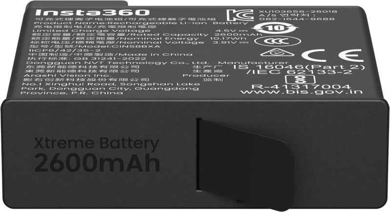 Insta360 X6 Xtreme Battery