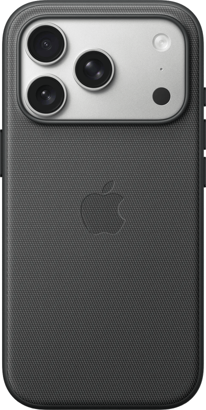 Apple iPhone 17 Pro TechWoven Back Cover met MagSafe Zwart