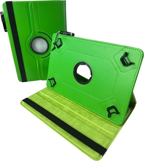 10 inch Tablet Hoesjes - 360° draaibaar - Multi-stand Standfunctie - Groen