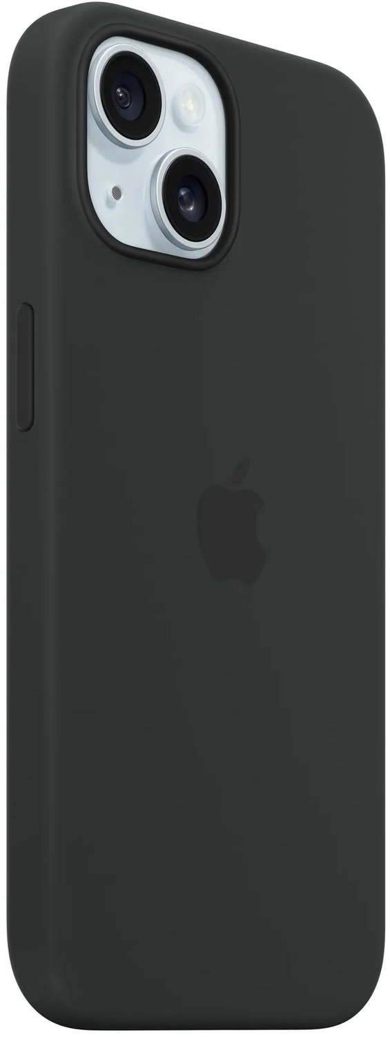 Apple Siliconenhoesje met MagSafe voor iPhone 15 - Zwart