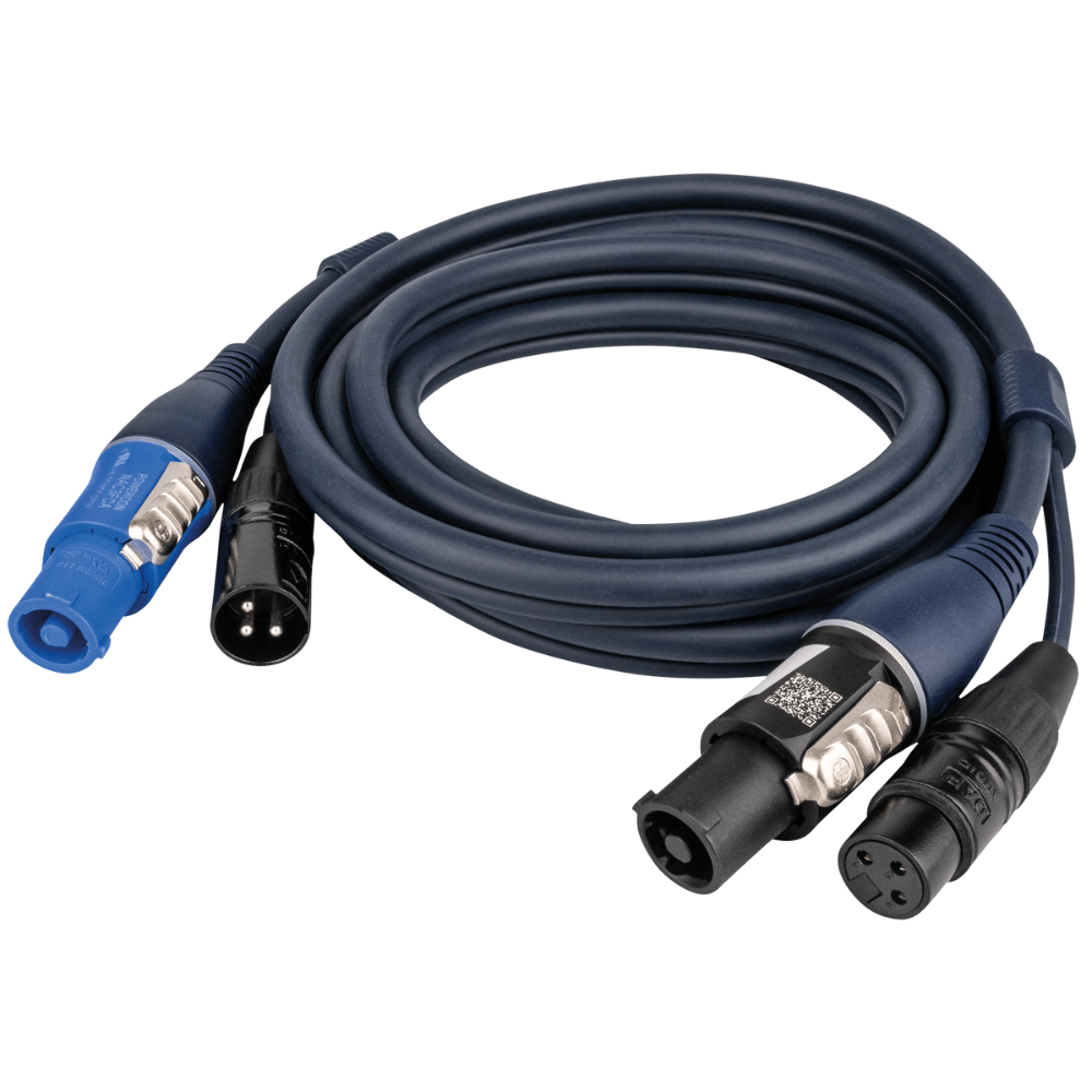 DAP Powercon/XLR audio combikabel 3m