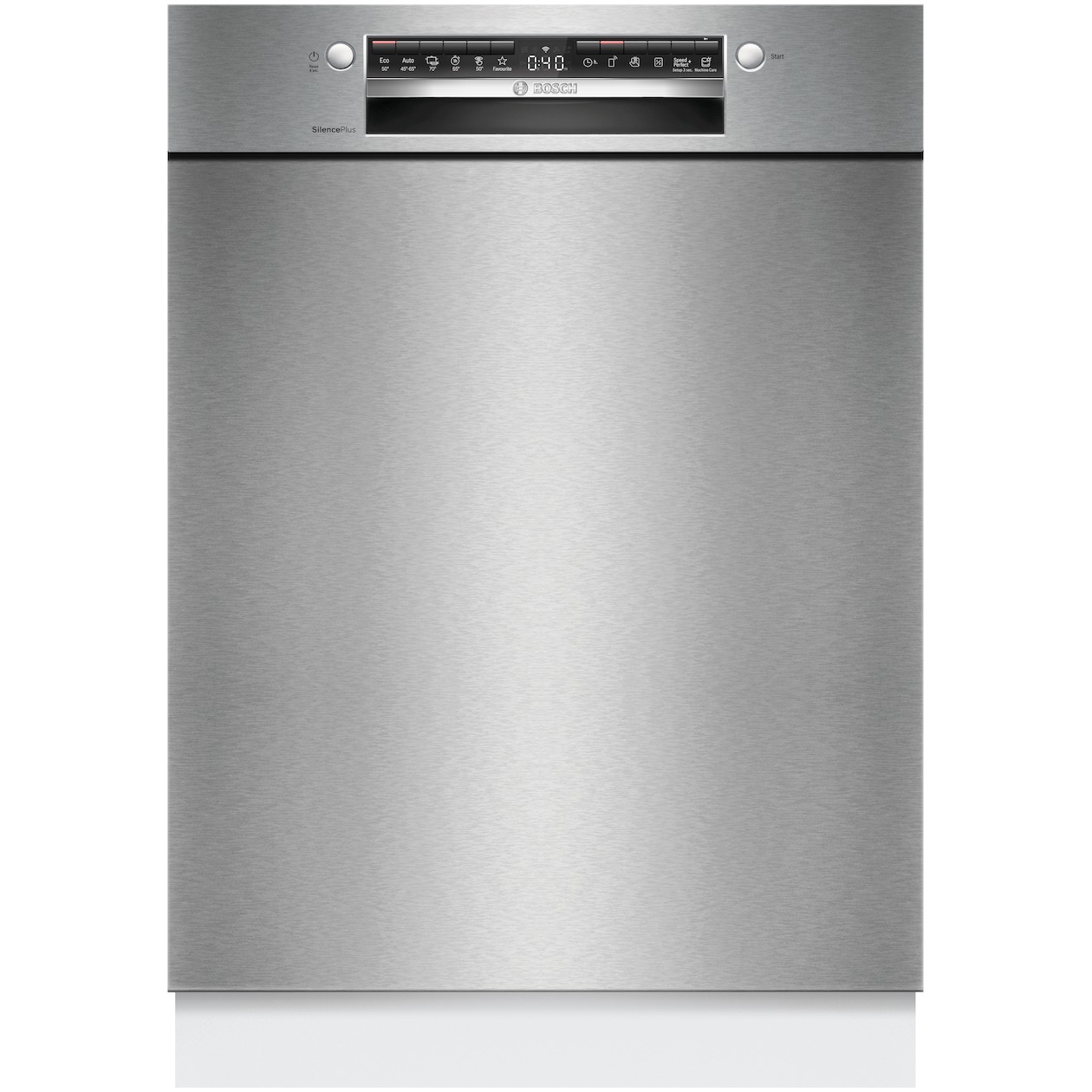 Bosch SMU4EVS08E Onderbouw vaatwasser Grijs