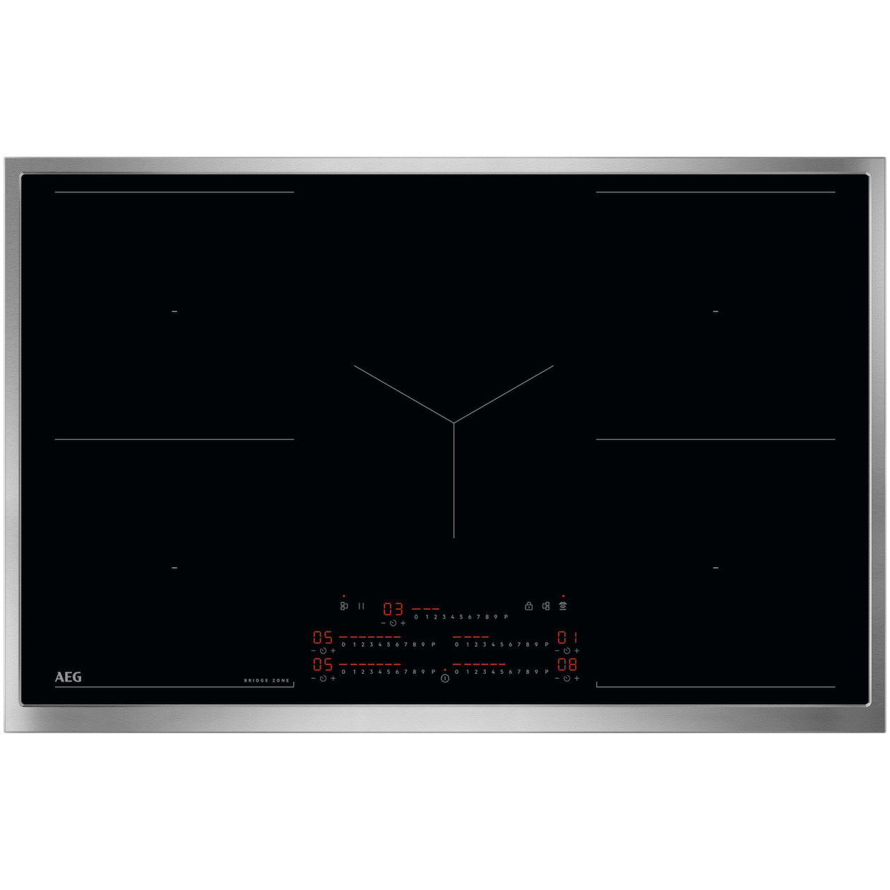 AEG TK85IM0FXB Inductie kookplaat Zwart