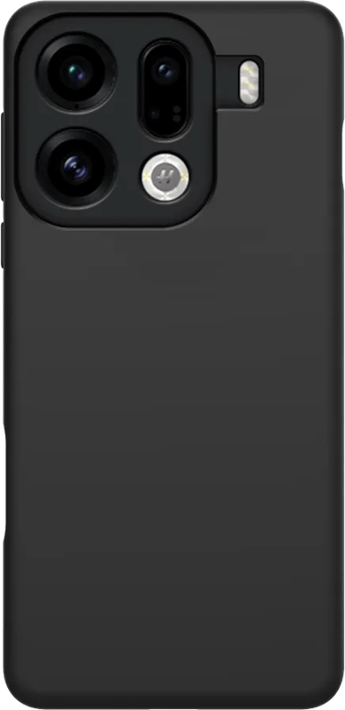 Just in Case Soft Design Oppo Find X9 Pro Back Cover Zwart