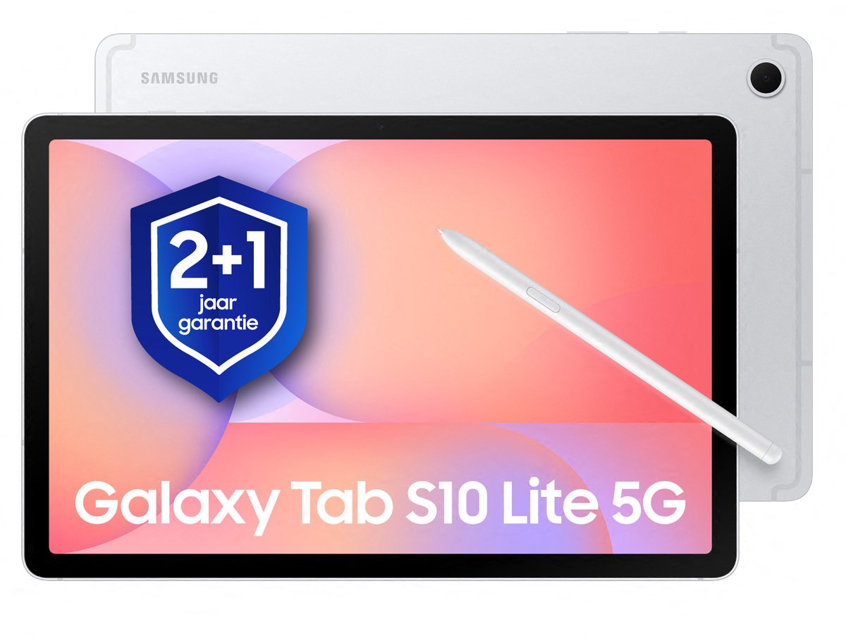 Samsung Galaxy Tab S10 Lite - Wifi - 128GB - Silver + 1 jaar extra garantie