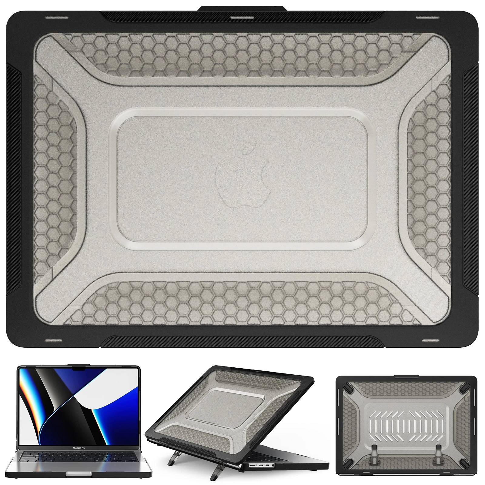 Turtle Shift Laptopcover Shield MacBook Pro 14 inch 2026 / 2025 / 2024 / 2023 / 2021 - Zwart