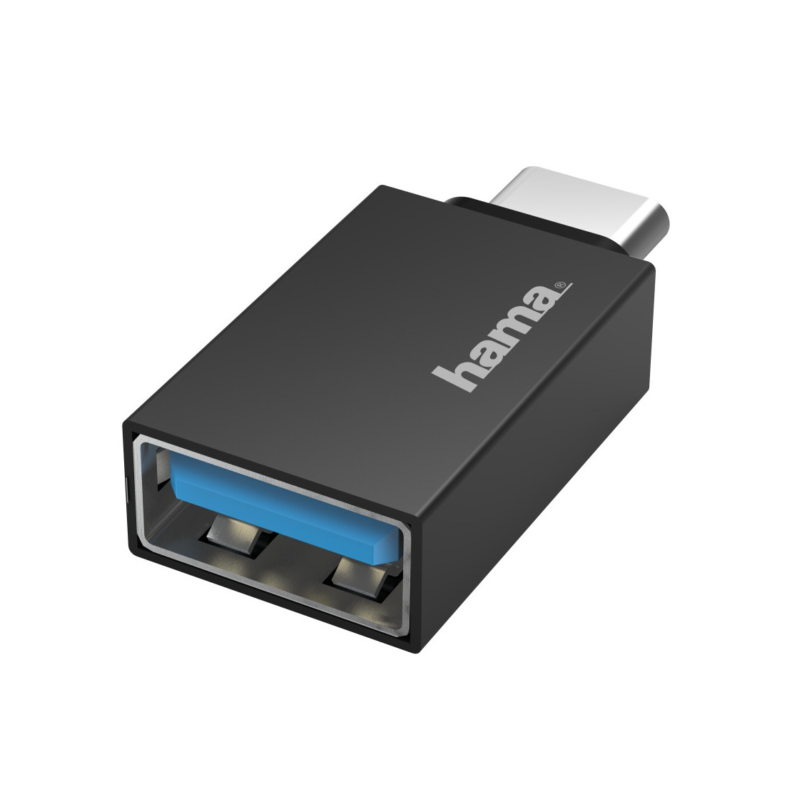 Hama USB-C-OTG-Adapter to USB-A, USB 3.2 Gen1, 5 Gbps Kabel Zwart