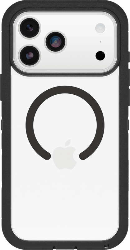 OtterBox Defender Pro XT iPhone 17 Pro Max Back Cover MagSafe Magneet Transparant Zwart