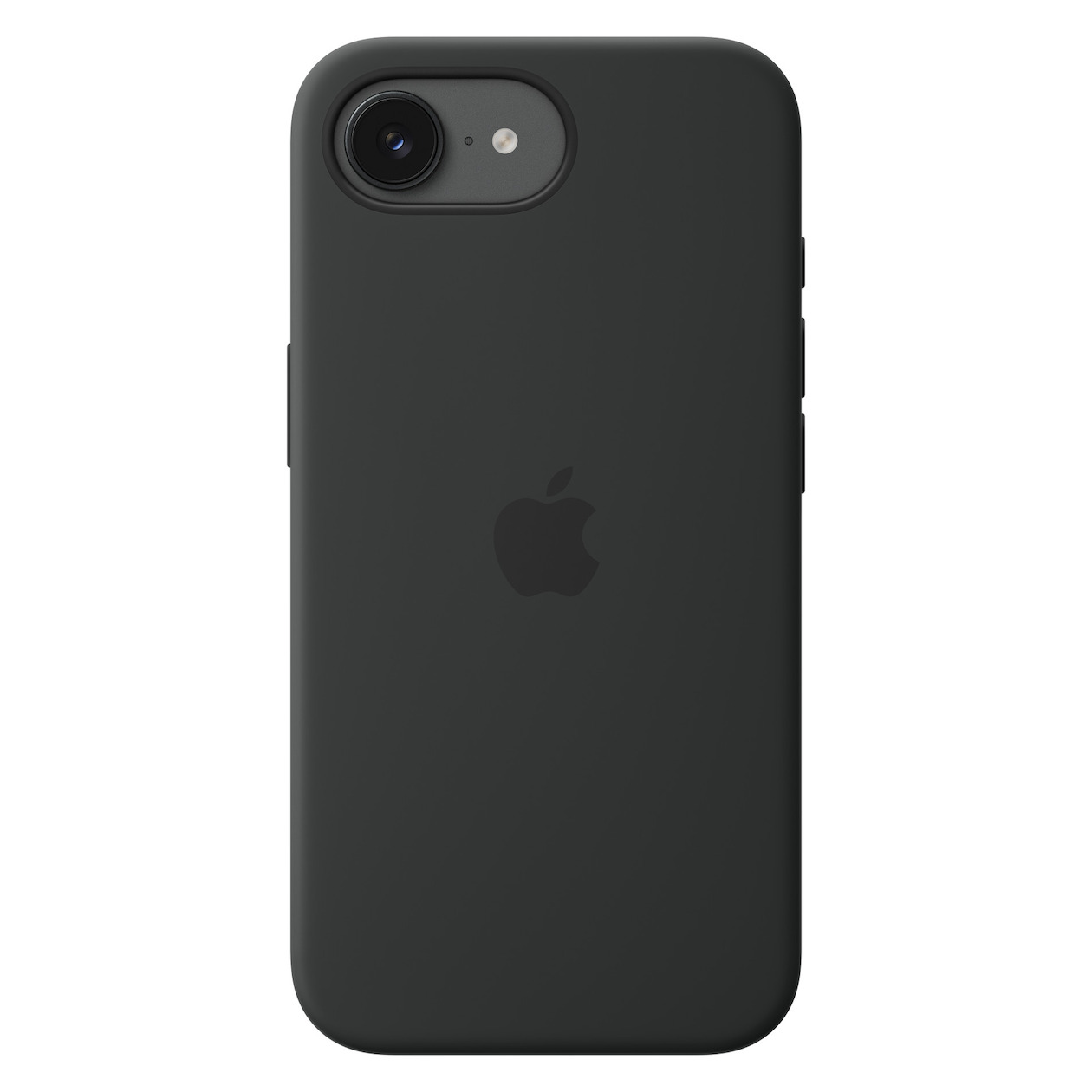 Apple iPhone 17e Silicone Case with MagSafe Telefoonhoesje Zwart
