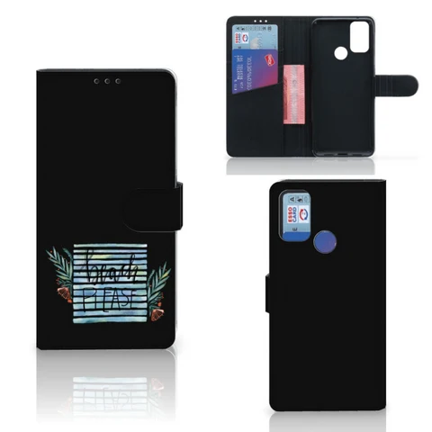 Alcatel 1S (2021) Leuk Hoesje Boho Beach