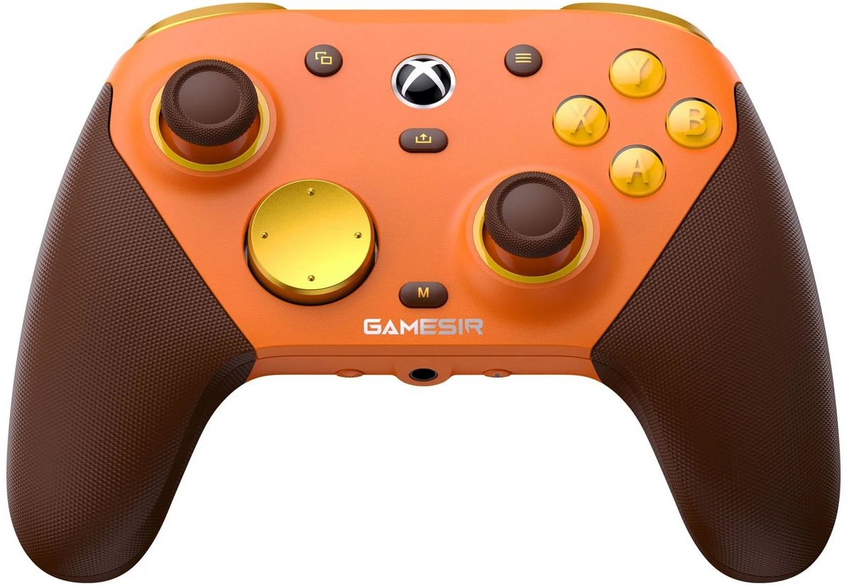 GameSir G7 Pro Amber Flame - Game Controller - Tri-Mode - TMR - Hall Effect - 1000Hz - Dock - Oranje