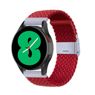 Braided nylon bandje - Rood - Garmin Vivoactive 6 / Vivoactive 5 / Vivoactive 3