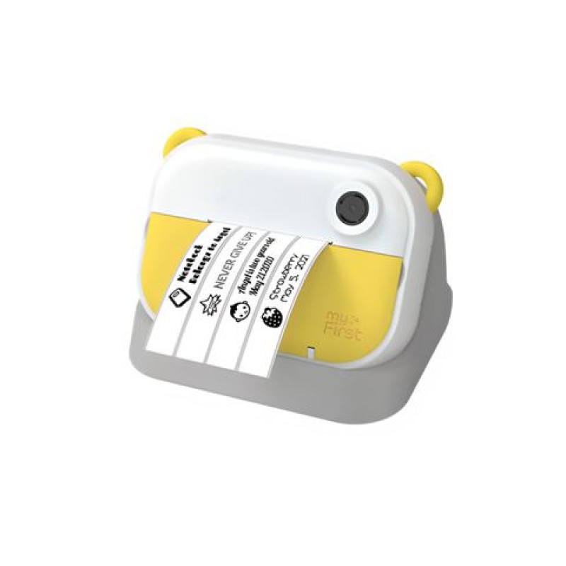 myFirst Camera Insta Wi Geel + Gratis Wi Thermal Sticker Kleur Patroon