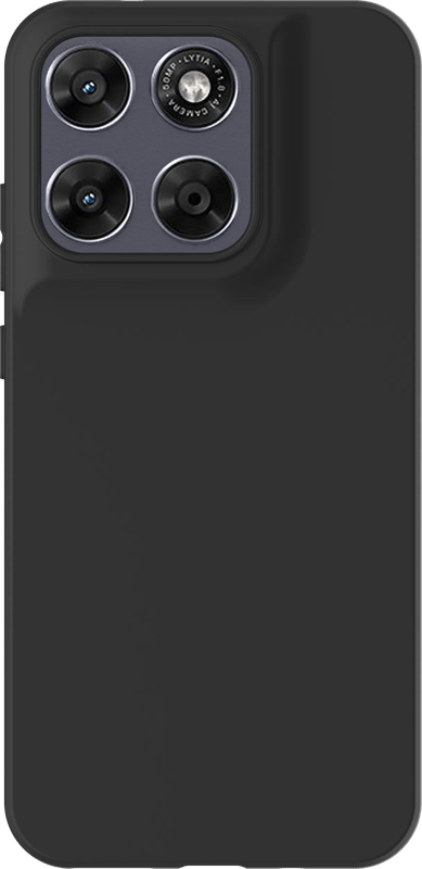 Just in Case Soft Design Motorola Moto G67 / G77 / G87 Back Cover Zwart