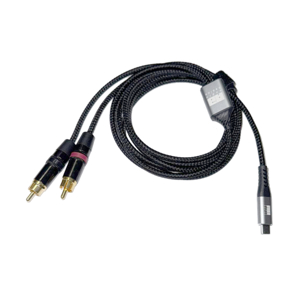 Audio Basics UCA1 USB-C naar 2x RCA kabel