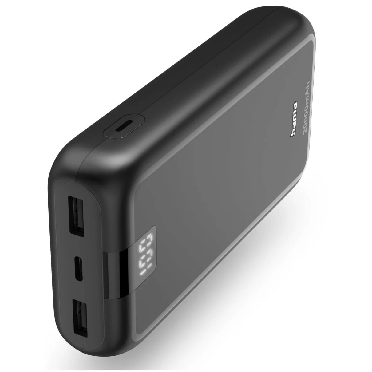 Hama Performance 20 Power Pack 20.000 mAh Powerbank Grijs