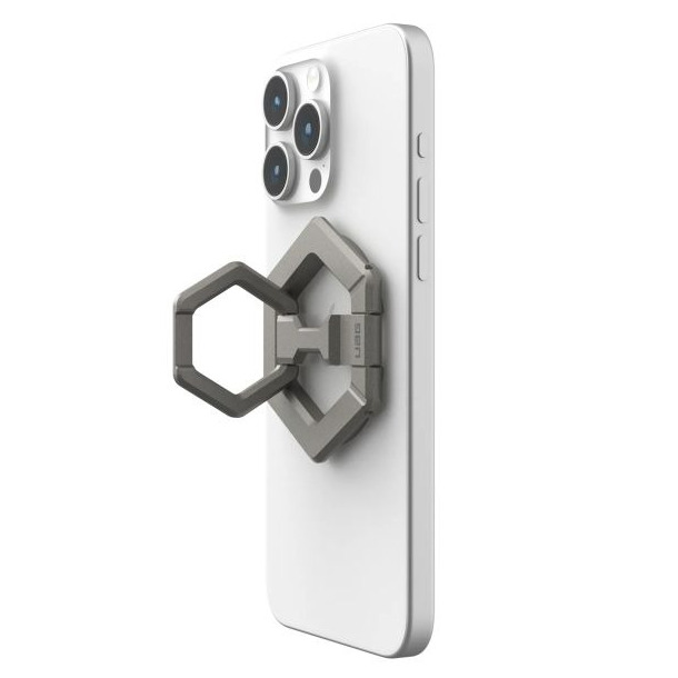 UAG UAG Magnetic Ring Stand - Titanium Telefonie accessoire Zilver