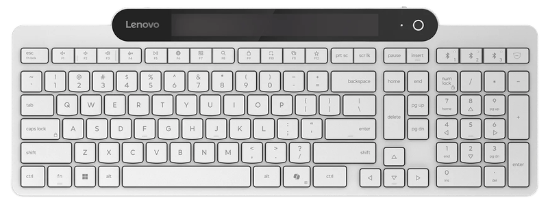Lenovo 800 Self-Charging Bluetooth Toetsenbord QWERTY Wit