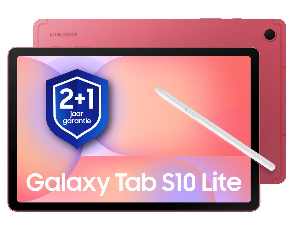 Samsung Galaxy Tab S10 Lite - Wifi - 128GB - Red + 1 jaar extra garantie