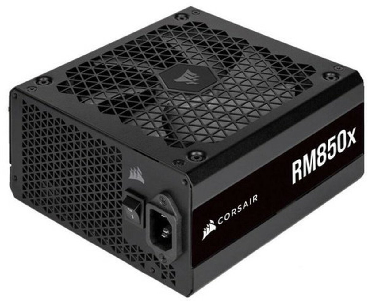 Corsair RM850x - Interne Voeding - 850 Watt - Modulair - ATX 3.1 - PCIe 5.1 - Cybenetics Gold efficiëntie - Zero RPM Modus - Zwart