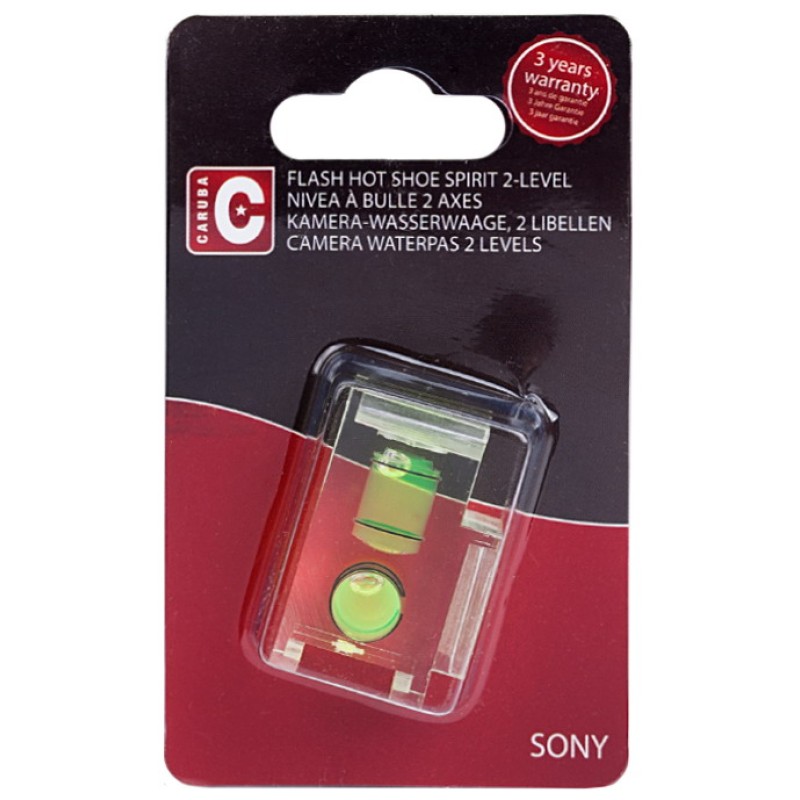 Caruba Waterpas Spirit Level - 2-way - voor Sony