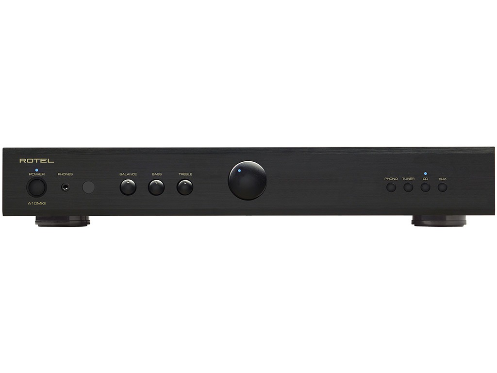 Rotel A10 MKII geïntegreerde versterker zwart
