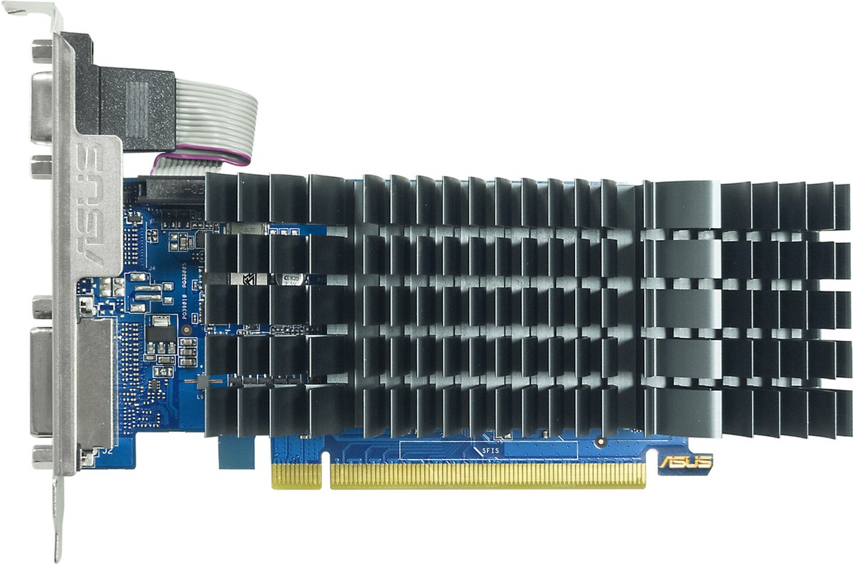 ASUS NVIDIA GeForce GT 710 - Videokaart - 2GB - GDDR5 - PCIe 2.0 - 1x HDMI 2.0 - 1x VGA - 1x DVI-D