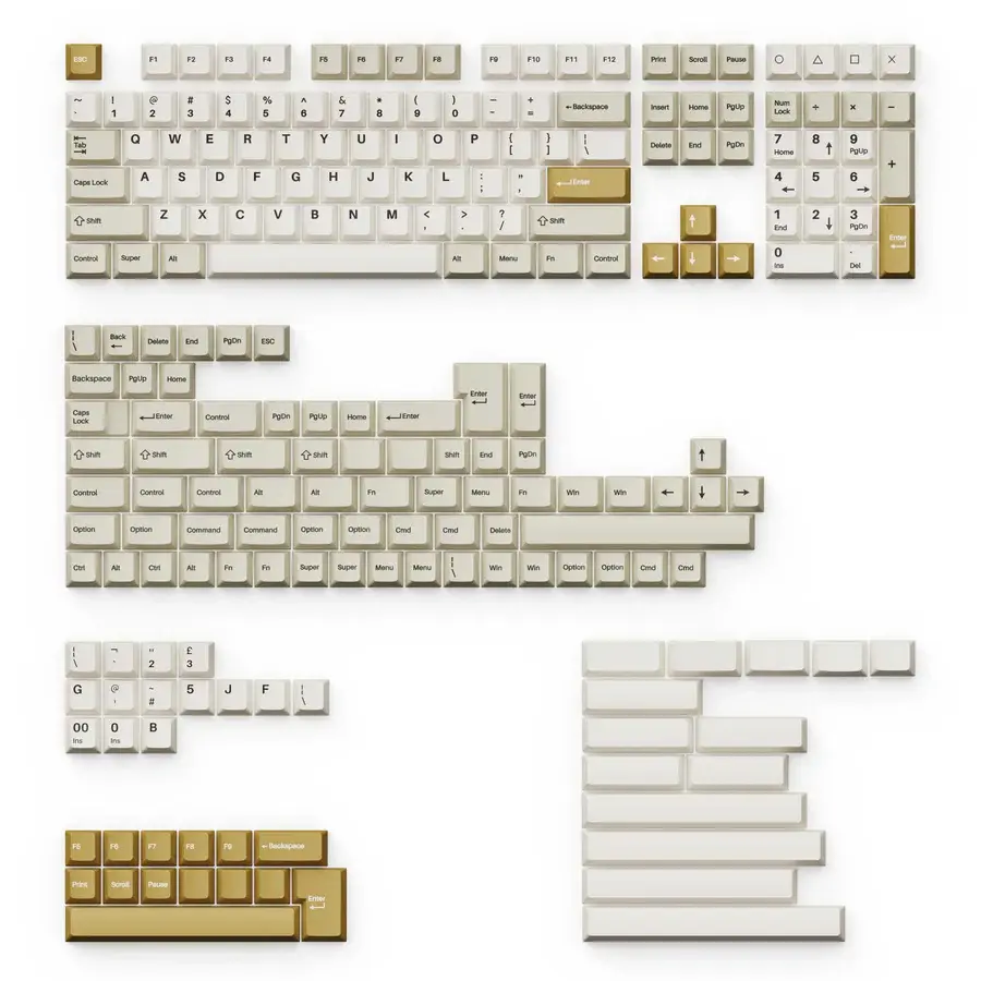 Keychron Double Shot Cherry PBT Keycaps