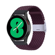 Braided nylon bandje - Donkerpaars - Huawei Watch 5 - 46mm
