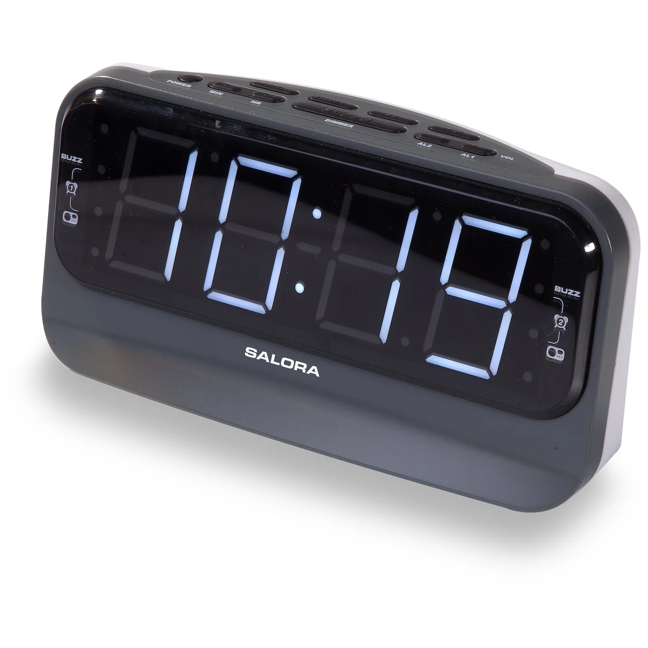 Salora CR616 Wekker radio Zwart