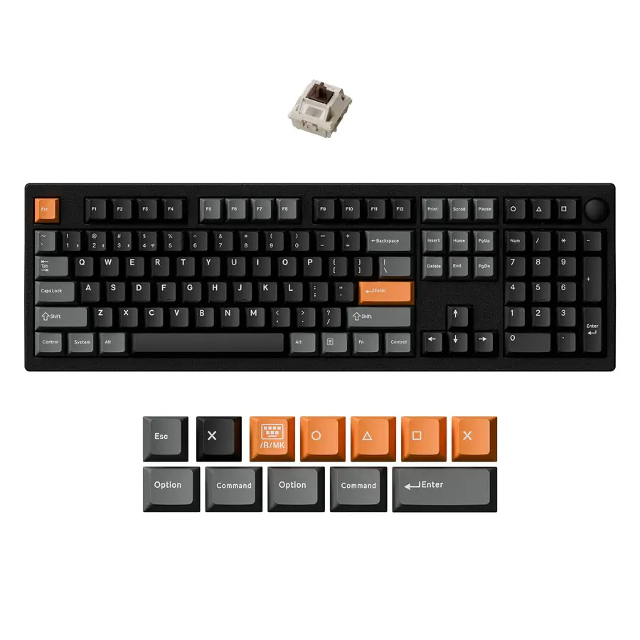 Keychron P6 Ultra 8K brown toetsenbord