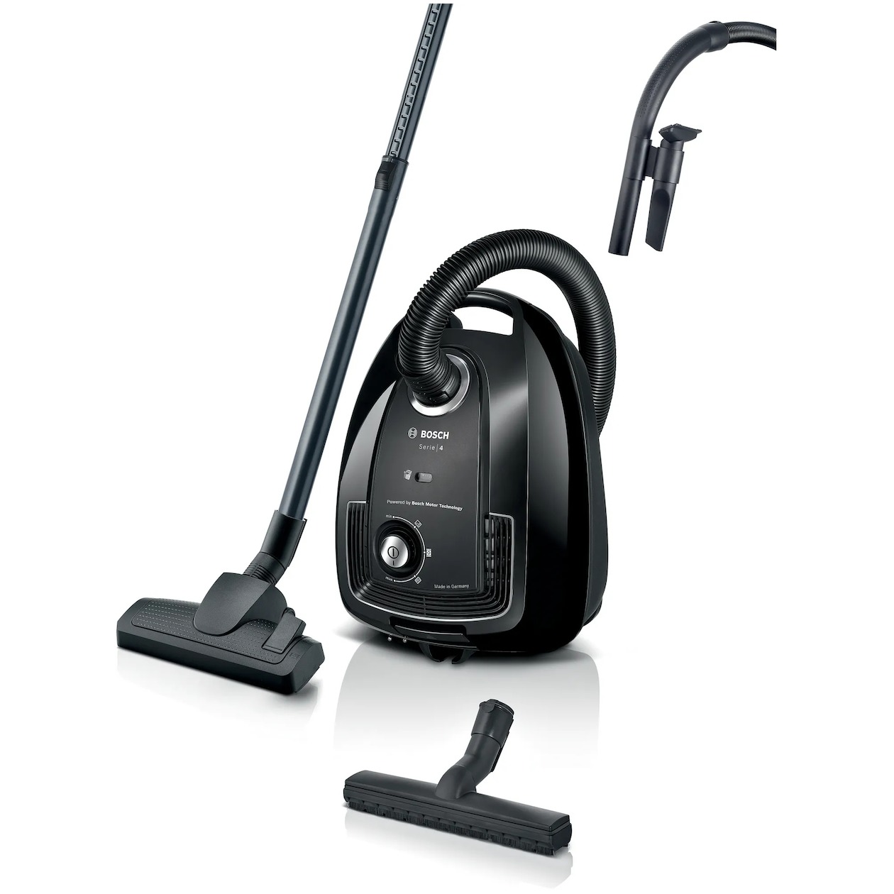 Bosch BGL38BA2H Stofzuiger met zak Zwart