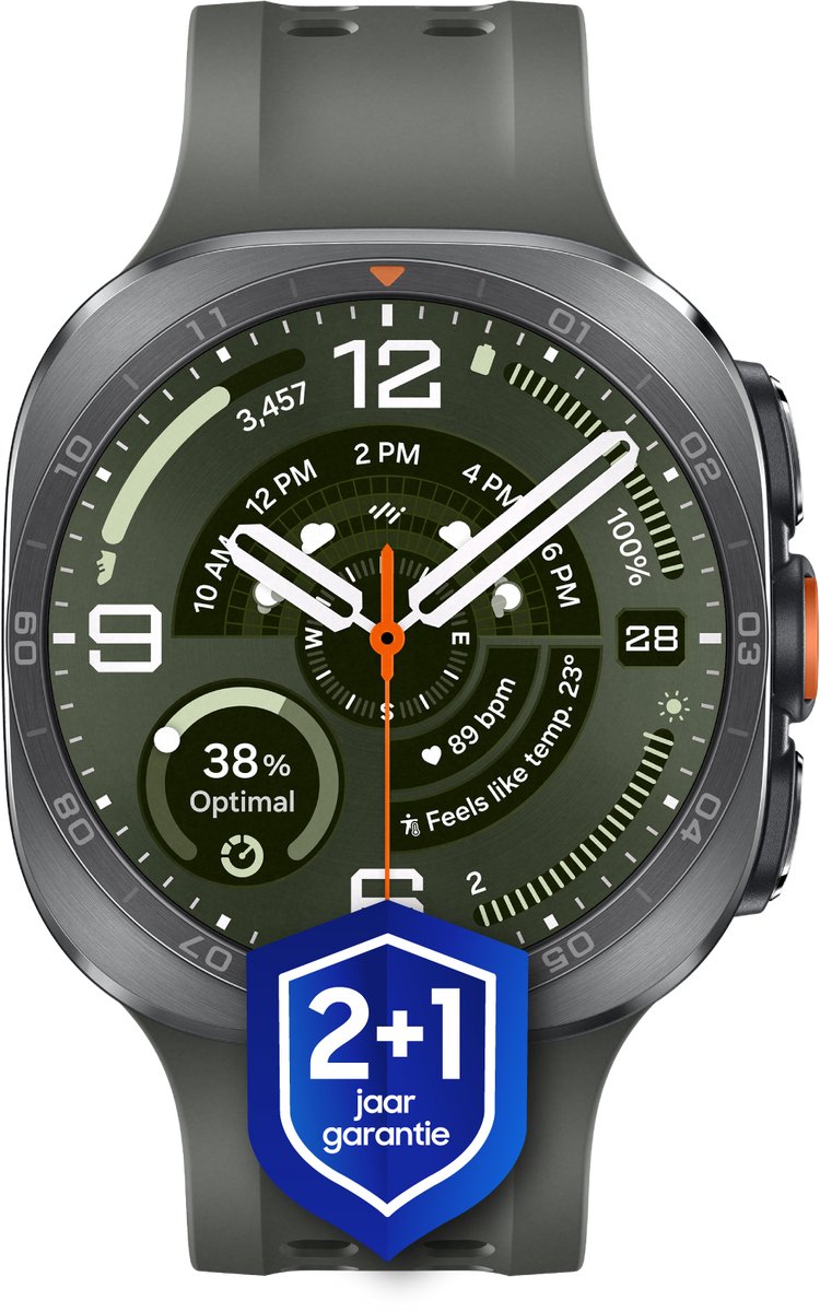Samsung Galaxy Watch Ultra2 - smartwatch - 47 mm - Zilver + 1 jaar extra garantie
