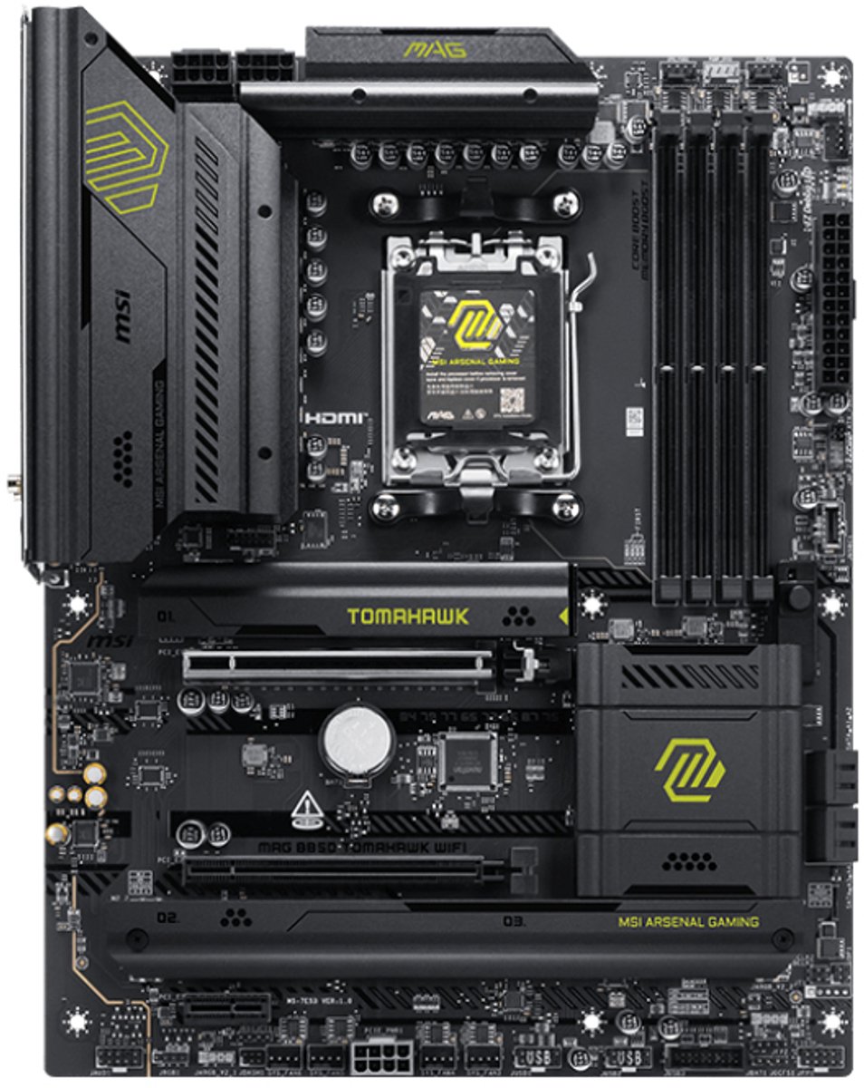 Azerty Combokit MSI Tomahawk 9800X3D - Combokit - AMD Ryzen 7 9800X3D - MSI MAG B850 Tomahawk WiFi