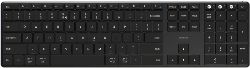 BlueBuilt Draadloos Bluetooth Toetsenbord Pro QWERTY