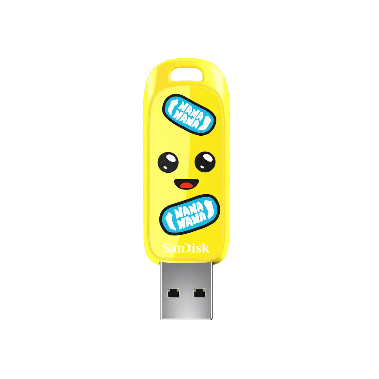 SanDisk USB Fortnite - Peely Edition 256GB 130 MB/s - USB 3.2 USB-sticks Geel