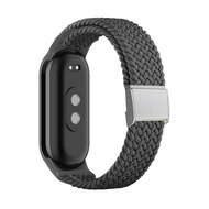 Braided nylon bandje - Grijs - Xiaomi Smart Band 8 / 9 / 10