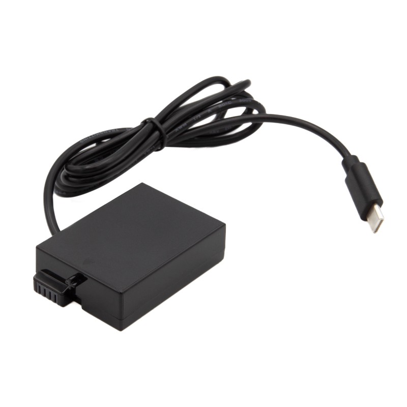 ChiliPower ACK-E8 dummy accu USB-C adapterset voor Canon, accutype LP-E8