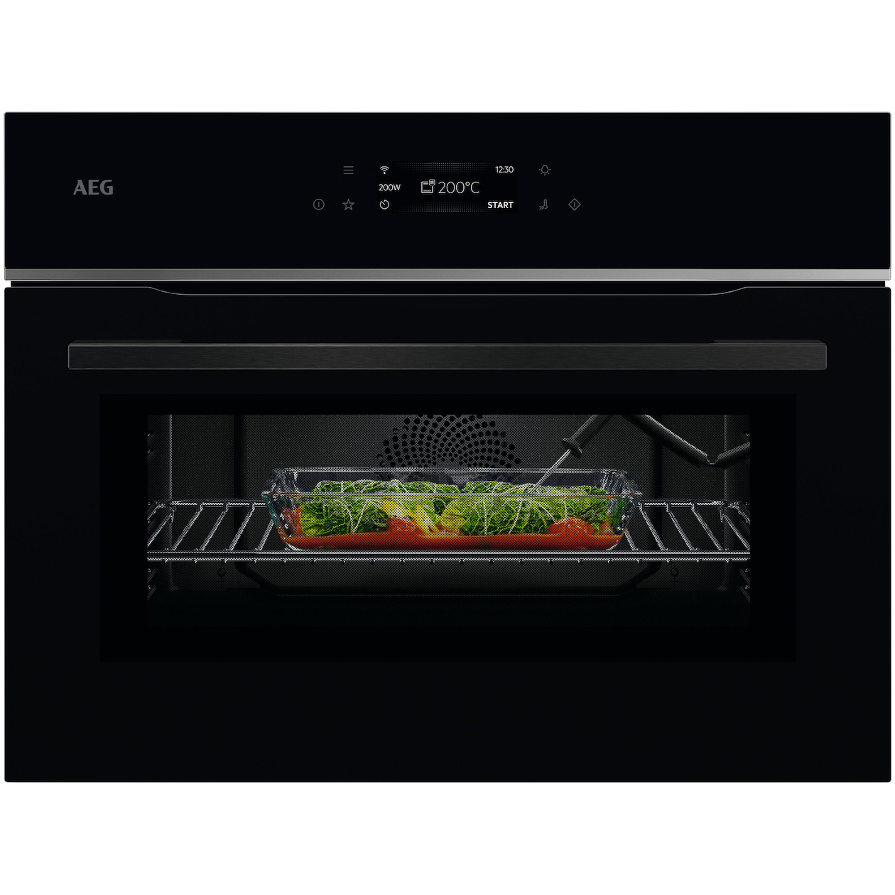 AEG TK8NK621B Inbouw oven met magnetron Zwart