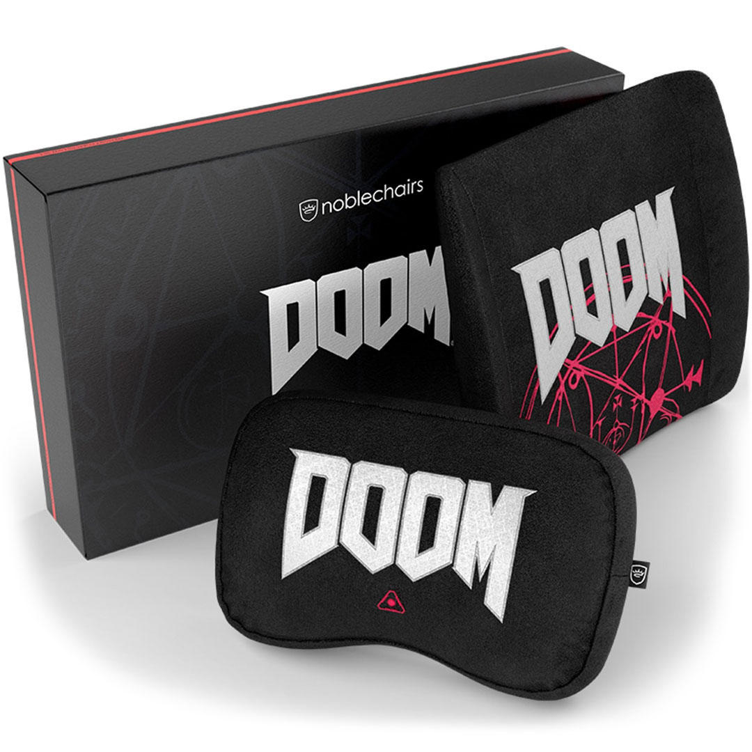 Noblechairs kussenset Doom edition