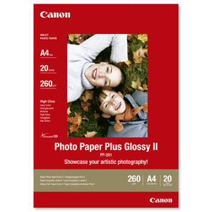 Canon Fotopapier Glossy A4 20 vel PP-201