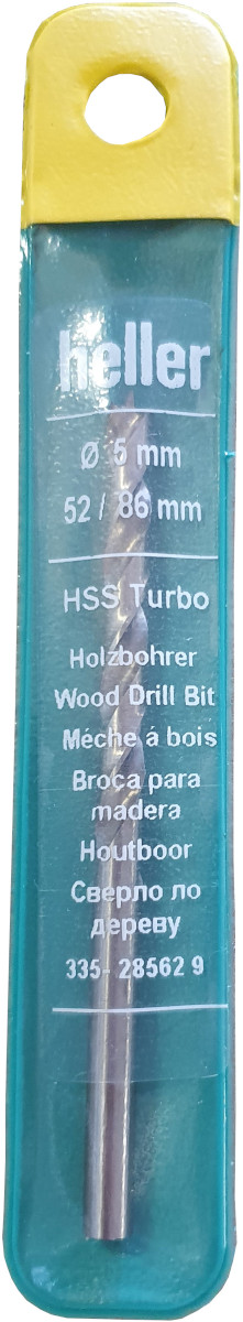 Heller houtboor HSS Turbo 5x86mm