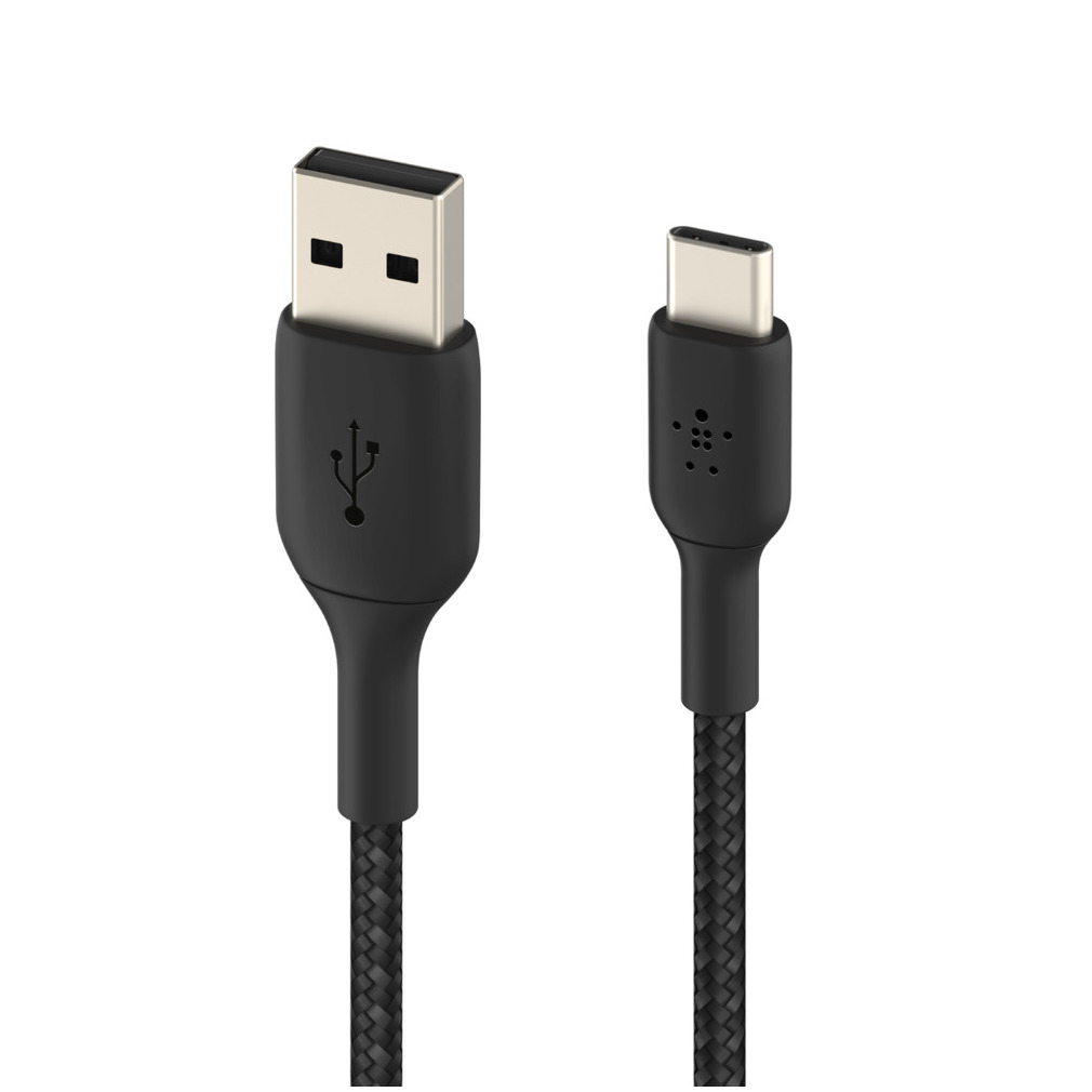 Belkin Braided C-A 0.15M Oplader Zwart