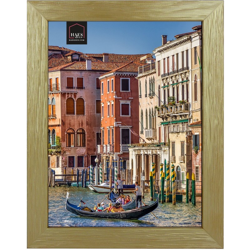 Haes Deco Houten Fotolijst Venezia goud voor 1 foto formaat 15x20 -SP13220