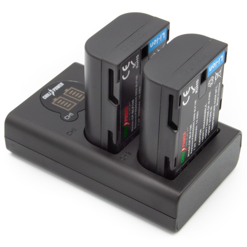 ChiliPower DMW-BLF19E Panasonic USB Duo Kit - Camera accu set